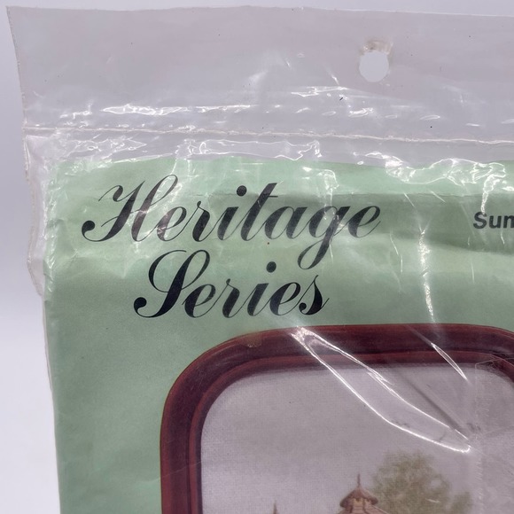 Vintage Heritage Series Summer Season Embroidery Cathy Needlecraft Kit #2916 NEW - Picture 4 of 7